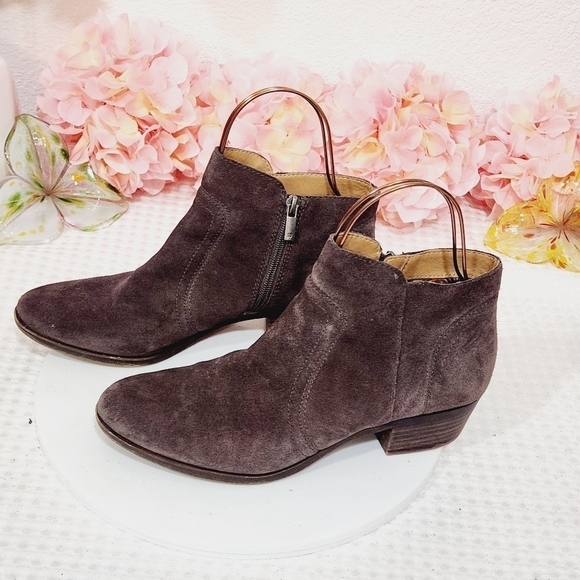 Lucky Brand Brolley Side Zip Leather Ankle Bootie Size 8.5M - Picture 2 of 12